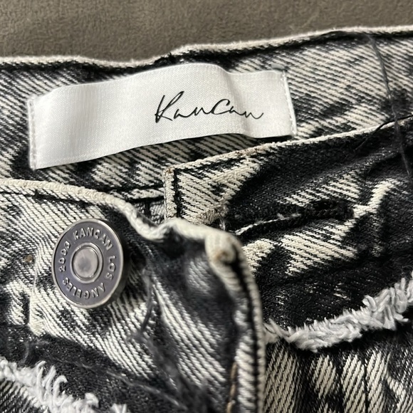 Kancan 5/26 acid wash jogger jeans 5 pockets zipperfly 100% cotton - Picture 4 of 12